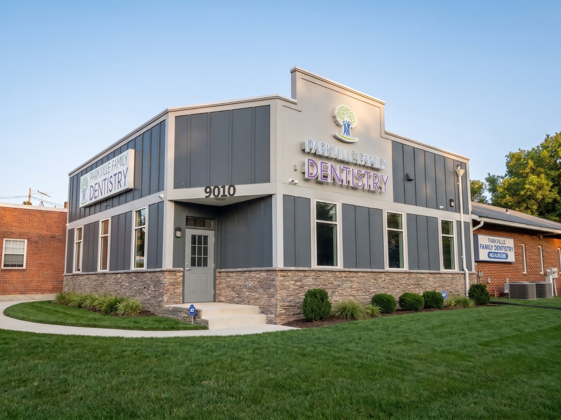 Exterior of Parkville Family Dentistry at 9010 Harford Road